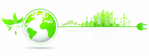 Ecology concept environmental banner