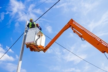 Stabilizer Mechanism for Aerial Work Platform